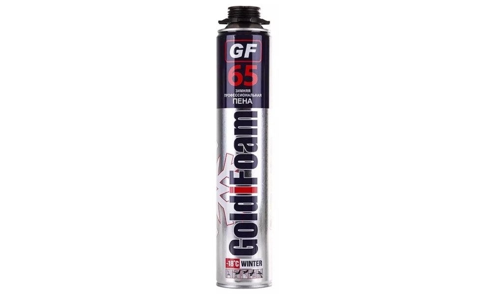 Пена монтажная GoldiFoam 65, зимняя